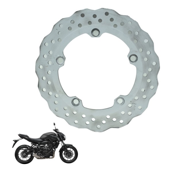 Disco Freio Traseiro Yamaha Mt 07 19-24 Original Usado