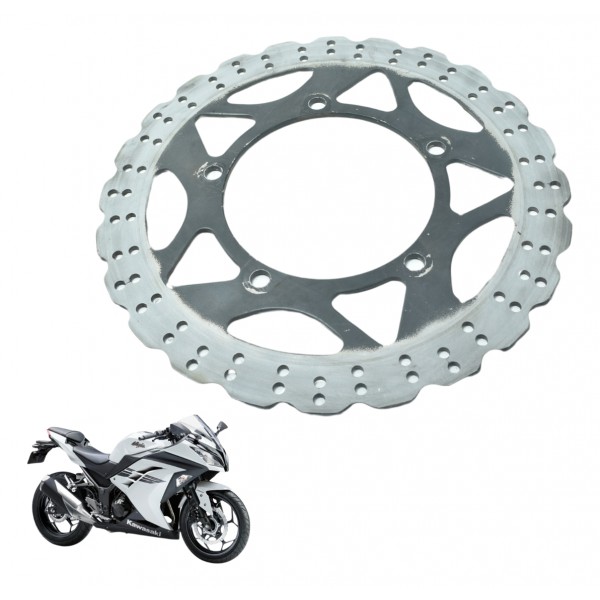 Disco Freio Diant 3,23mm Kawasaki Ninja 300 13-18 Orig Usado