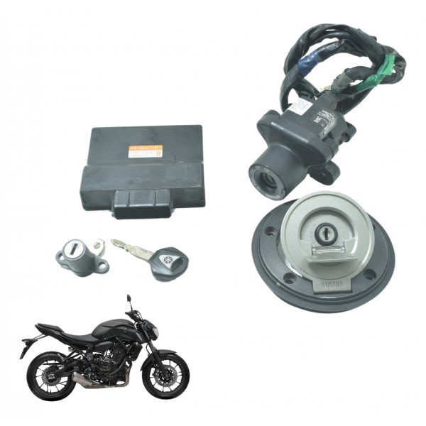 Kit Chave Code Ignição Modulo Yamaha Mt 07 19-24 Original