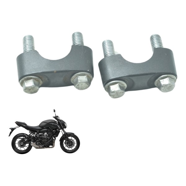 Par Tampa Riser Guidão Yamaha Mt 07 19-24 Original