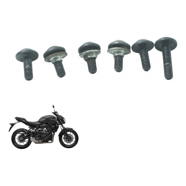 Jogo Parafuso Paralama Diant Yamaha Mt 07 19-24 Orig Usado