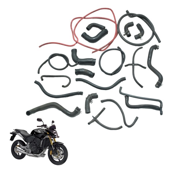 Kit Mangueiras Honda Cb 600f Hornet 08-11 Original