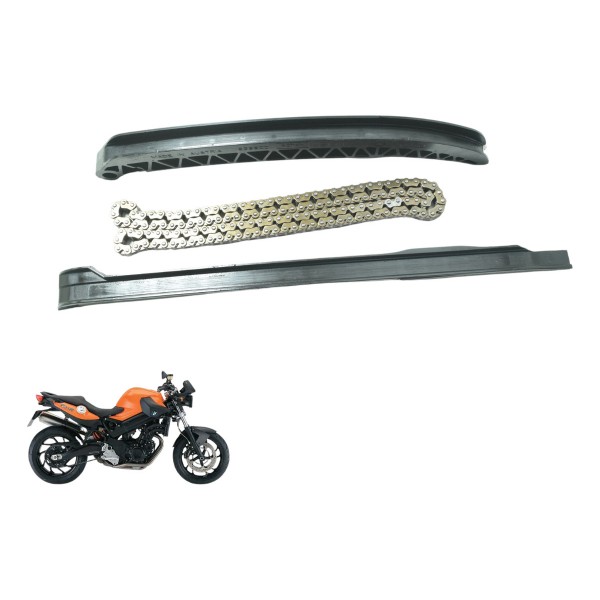 Kit Guia Tensor Corrente Comando Bmw F 800 R 09-15 Original