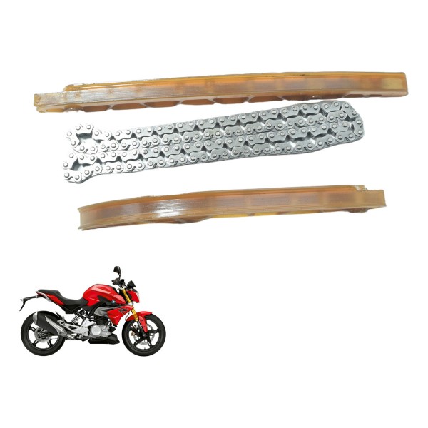 Kit Guia Tensor Corrente Comando Bmw G 310 R 17-20 Original