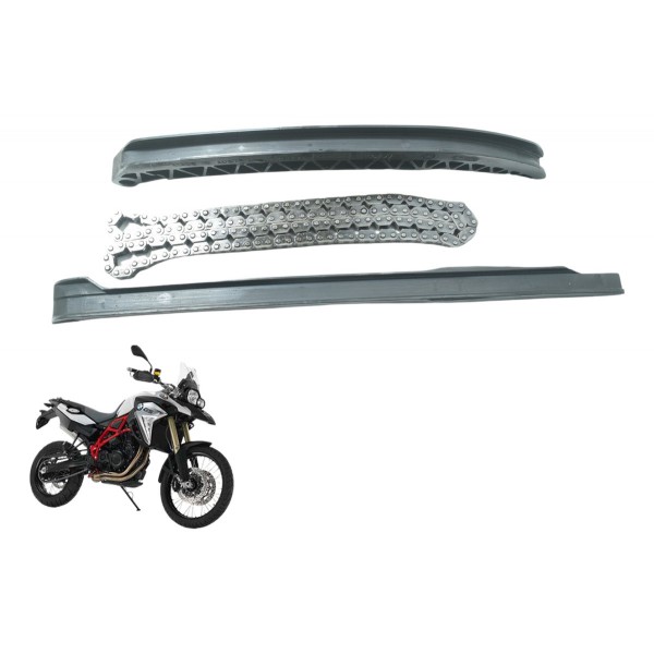 Kit Guia Tensor Corrente Comando Bmw F 800 Gs 09-17 Original