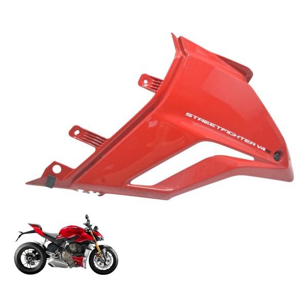 Carenagem Spoiler Lat Esq Ducati Streetfighter V4 V4s 21-24