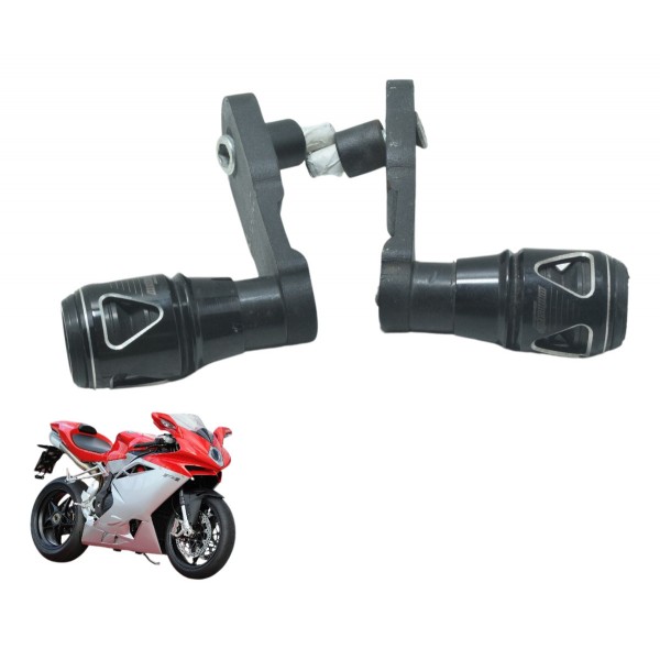 Par Slider C/ Detalhes Mv Agusta F4 2012 Original