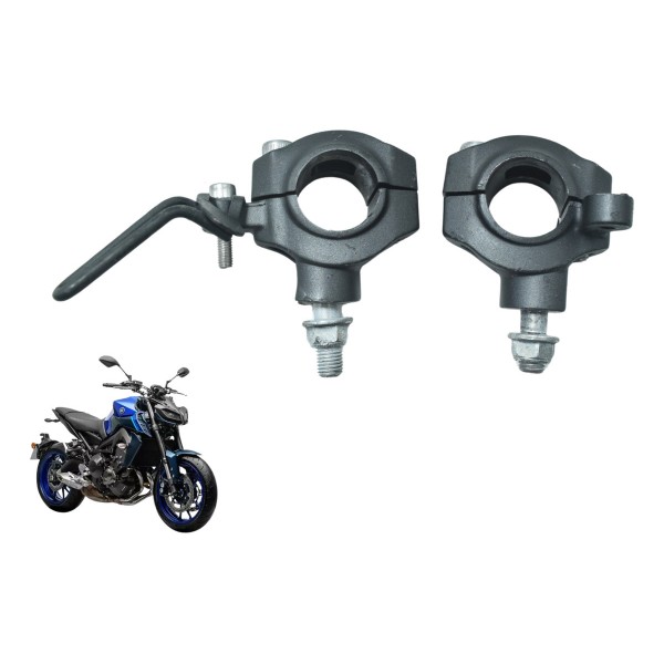 Par Riser Guidão Yamaha Mt 09 20-24 Original