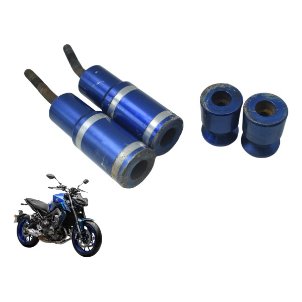 Jogo Slider C/ Detalhes Yamaha Mt 09 20-24 Original