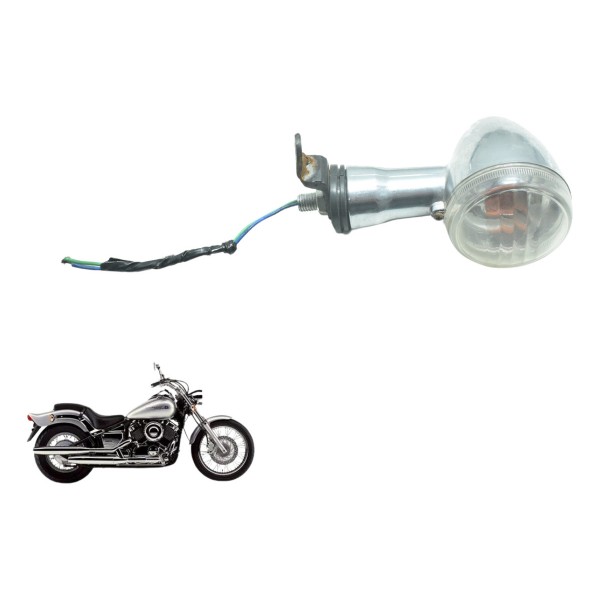 Pisca Traseiro Esq S/ Plug Yamaha Xvs 650 Drag Star 98-06