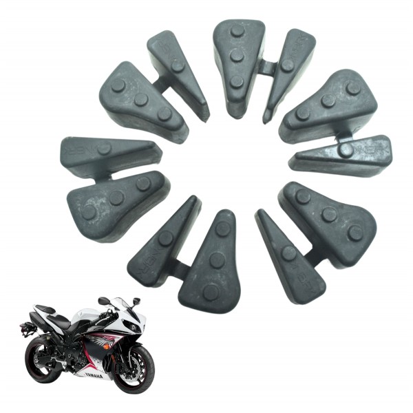 Jogo Coxim Cubo Coroa Yamaha Yzf R1 09-15 Original