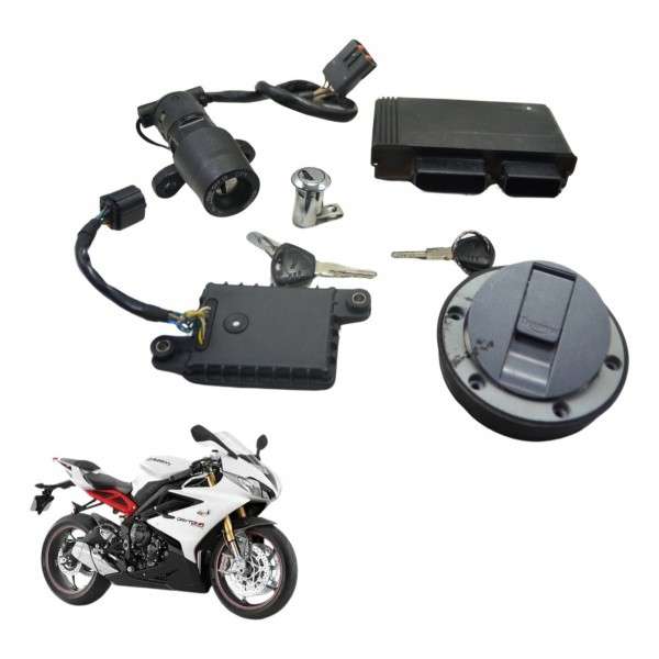 Kit Chave Modulo Ecu Cold Triumph Daytona 675r 13-16 Orig