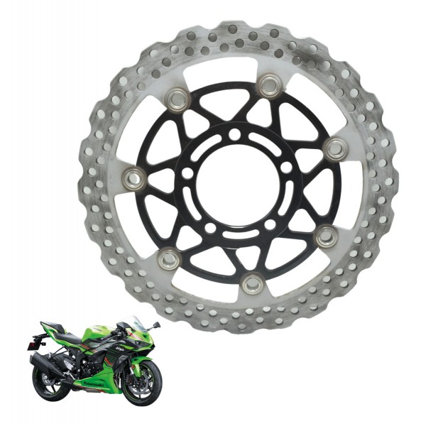 Disco Freio Dian 5,00mm Kawasaki Zx636 Zx 6r 19-24 Orig Usad