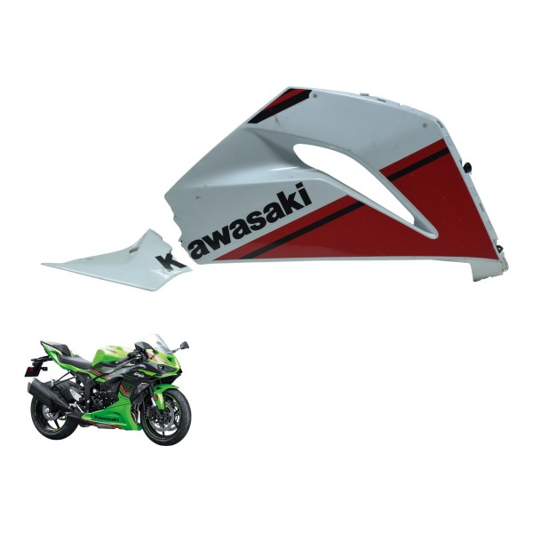 Spoiler Direito C/ Avaria Kawasaki Zx636 Zx 6r 19-24 Orig