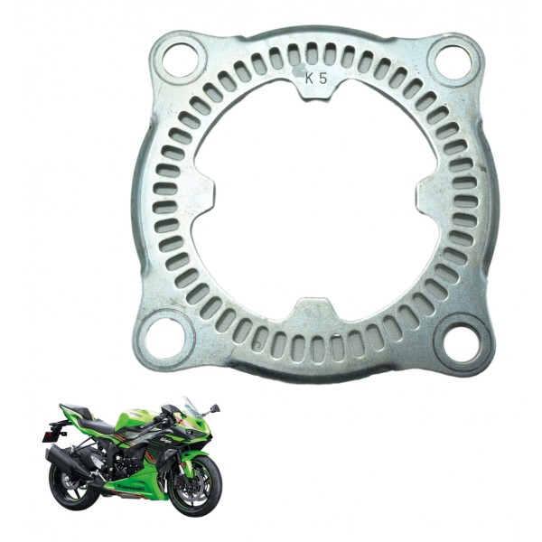 Roda Fônica Traseira Kawasaki Zx636 Zx 6r 19-24 Original