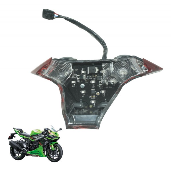 Lanterna Traseira C/ Avaria Kawasaki Zx636 Zx 6r 19-24 Orig