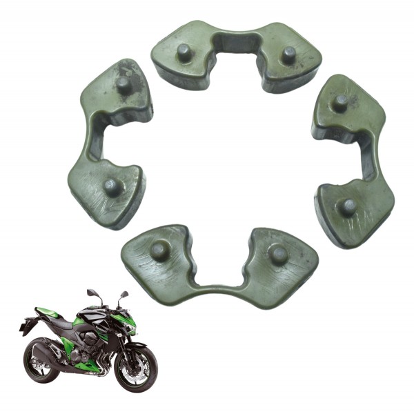 Jogo Coxim Cubo Coroa Kawasaki Z 800 13-17 Original