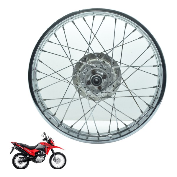 Roda Dianteira C/det Tambor Honda Nxr Bros 160 15-23 Orig