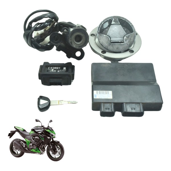 Kit Chave Modulo Cold S/ Abs Kawasaki Z 800 13-17 Original