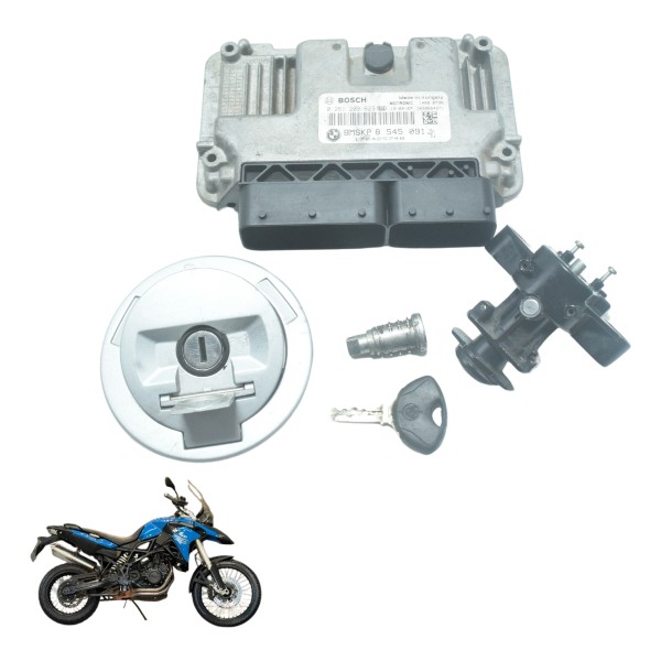 Kit Chave Ignição Code Modulo Bmw F 800 Gs 13-16 Original