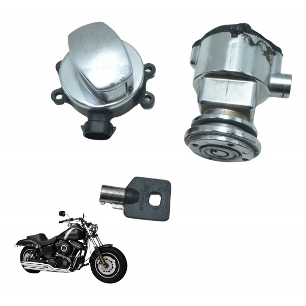 Kit Chave Ignição Harley Davidson Fat Bob Fxdf 13-16 Orig