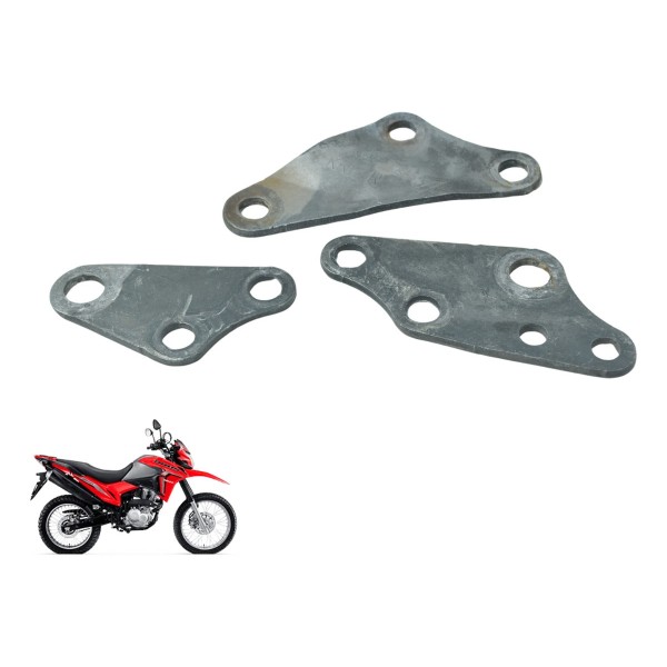 Jogo Suporte Motor Honda Nxr Bros 160 15-23 Original