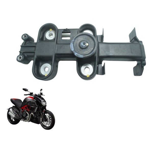 Suporte Trava Banco C/ Detalhes Ducati Diavel 11-16 Original