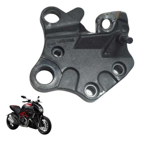 Suporte Pedal Descanso Lateral Ducati Diavel 11-16 Original