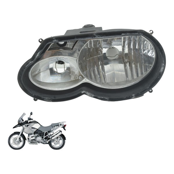 Carcaça Farol C/avaria Bmw R 1200 Gs R1200 04-07 Original