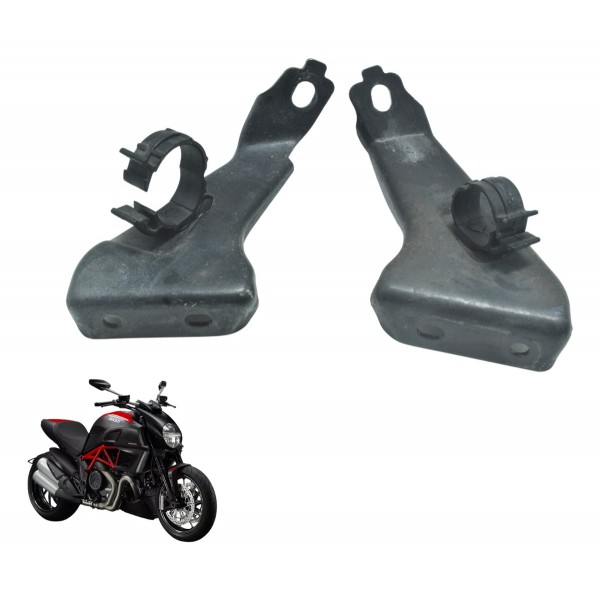 Par Suporte Filtro Ar Ducati Diavel 11-16 Original