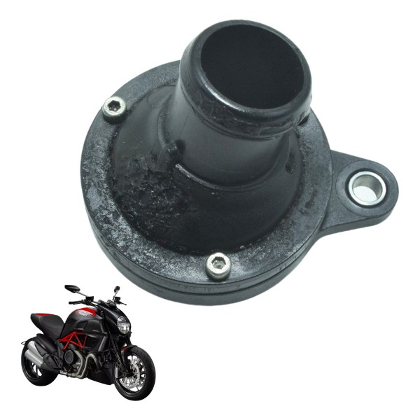 Respiro Motor C/ Detalhes Ducati Diavel 11-16 Original