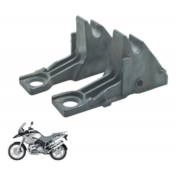 Par Suporte Banco Traseiro Bmw R 1200 Gs R1200 04-07 Orig