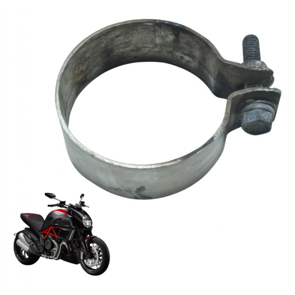 Abraçadeira Curva Escape Ducati Diavel 11-16 Paralelo