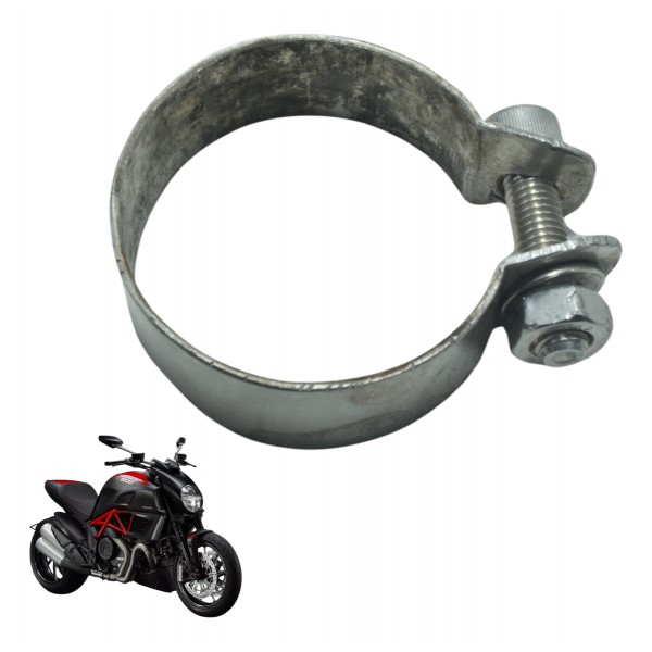 Abraçadeira Curva Escape Ducati Diavel 11-16 Paralelo