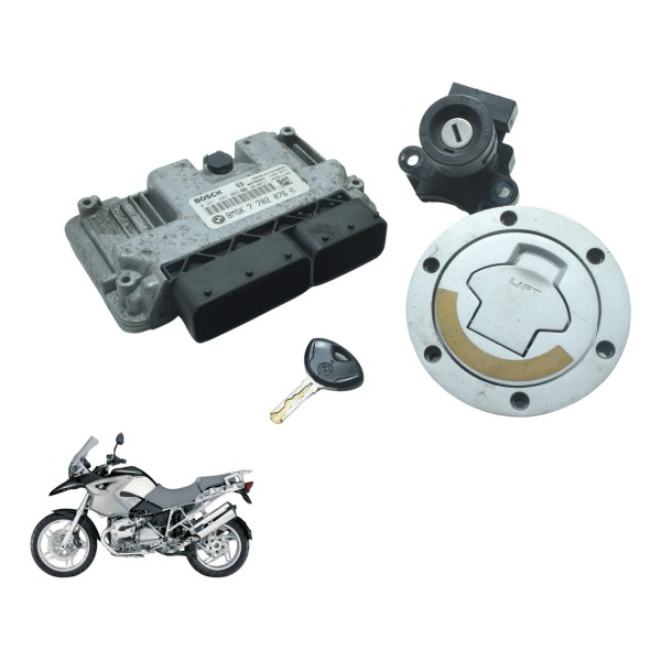 Kit Chave Ignição Code Modulo Bmw R 1200 Gs R1200 04-07