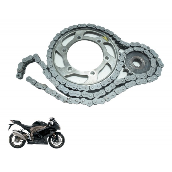 Kit Relação S/ Emenda Suzuki Gsx-r Srad 1000 11-16 Paralelo