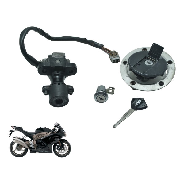 Kit Chave Ignição C/ Detal Suzuki Gsx-r Srad 1000 11-16 Orig