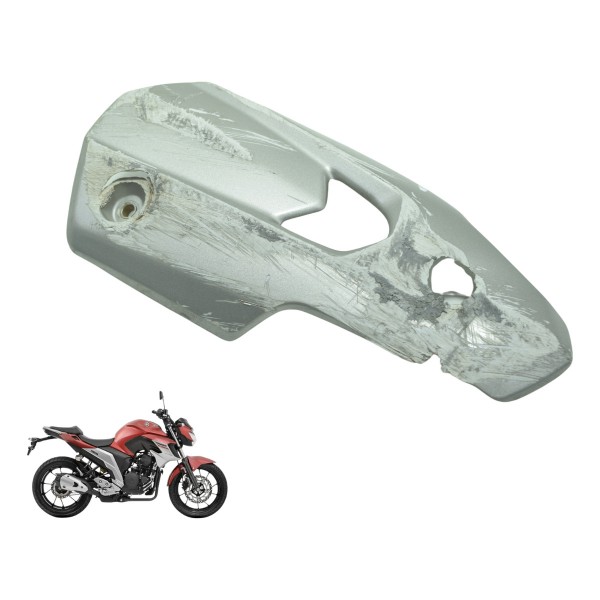 Capa Ponteira Escape C/ Avaria Yamaha Fz25 Fazer 250 18-22