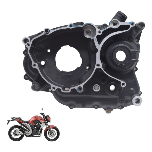 Carcaça Esquerda Motor Yamaha Fz25 Fazer 250 18-22 Original