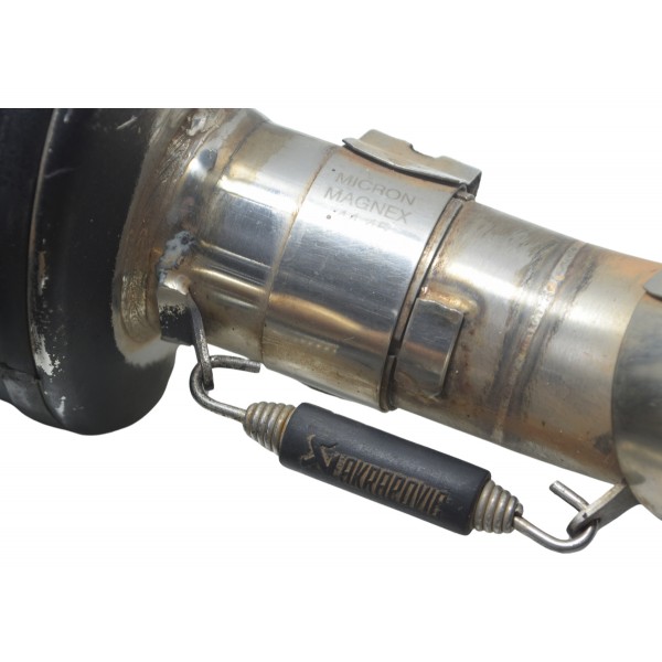 Par Ponteira Escape Micron Akrapovic Yamaha Yzf R1 04-06