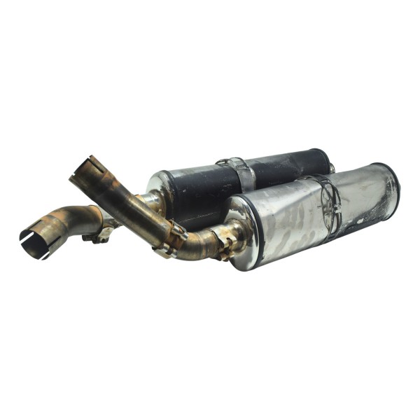 Par Ponteira Escape Micron Akrapovic Yamaha Yzf R1 04-06