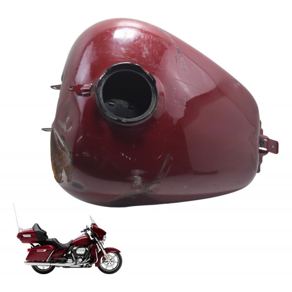 Tanque C/ Avaria Harley Electra Limited Touring 19-23 Orig