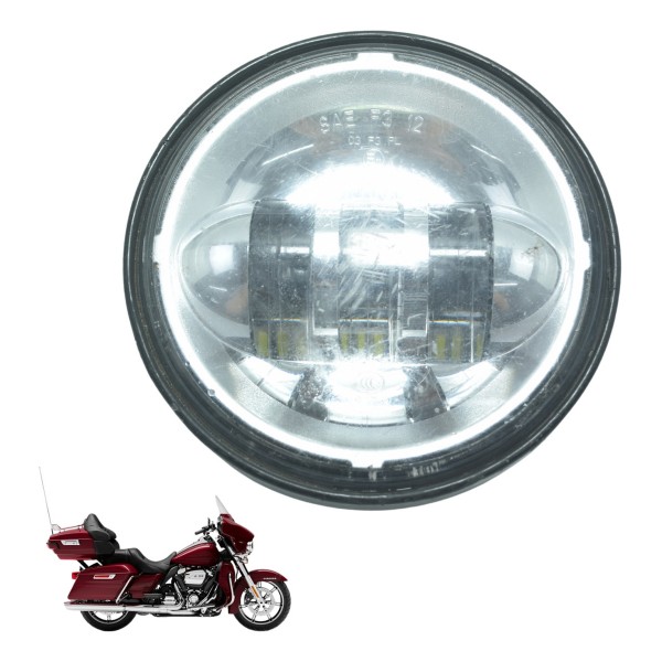 Farol Auxiliar Harley Electra Limited Touring 19-23 Original