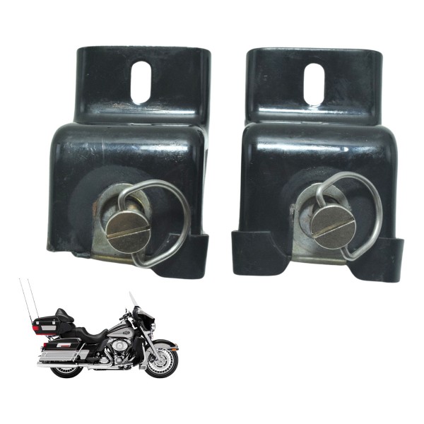 Par Suporte Trava Alforge Harley Electra Touring 08-13 Orig