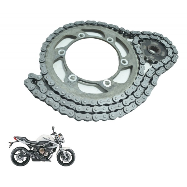 Kit Relação Yamaha Xj6 N 10-12 Original