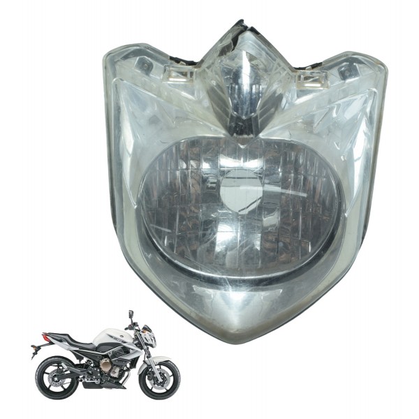 Farol C/ Avaria Yamaha Xj6 N 10-12 Original