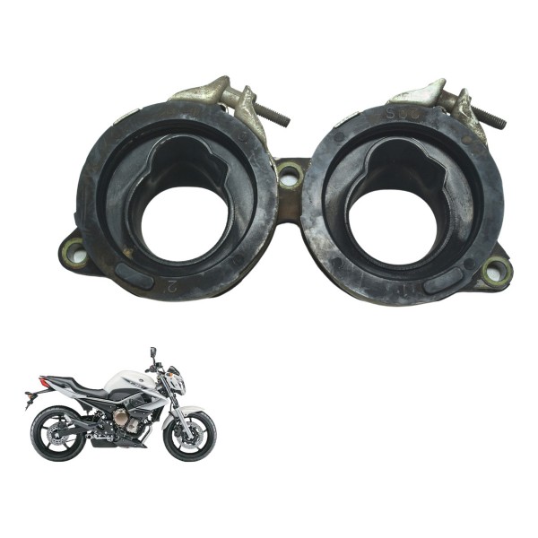 Coletor Admissão Yamaha Xj6 N 10-12 Original