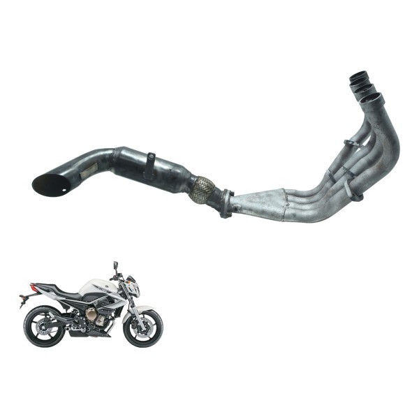 Escape Dir C/ Detalhes Esportiv Soffiato Yamaha Xj6 N 10-12