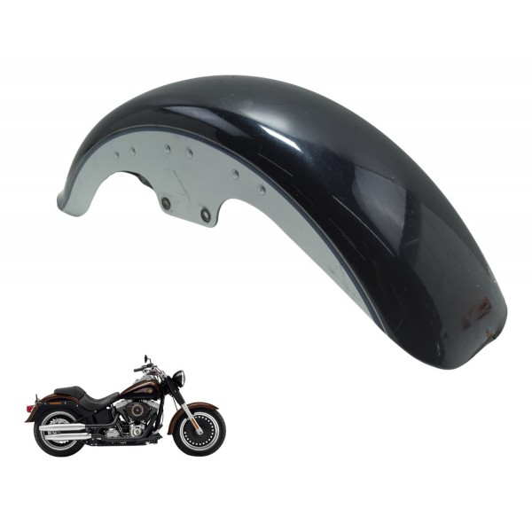 Paralama Diant C/ Detalhe Harley Softail Fat Boy Flstf 11-15