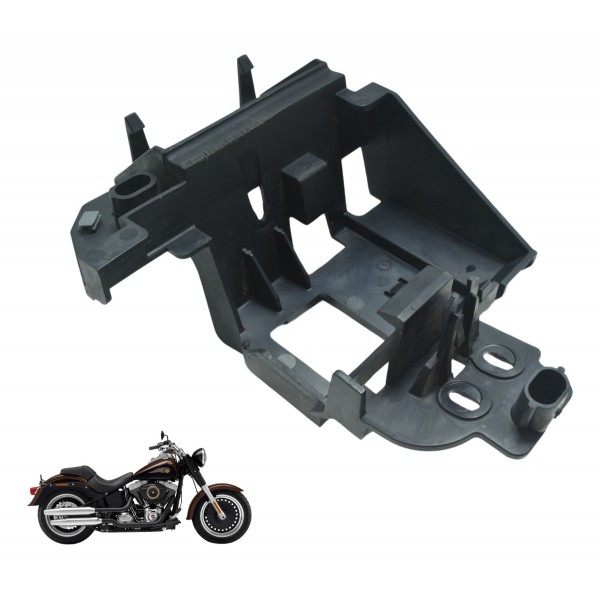 Suporte Caixa Bateria Harley Softail Fat Boy Flstf 11-15